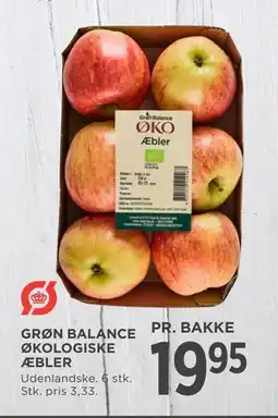 MENY GRØN BALANCE ØKOLOGISKE ÆBLER tilbud