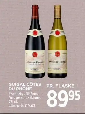 MENY GUIGAL CÔTES DU RHÔNE tilbud