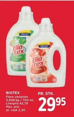 MENY BIOTEX tilbud