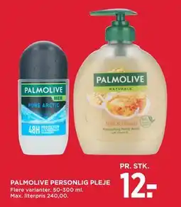 MENY PALMOLIVE PERSONLIG PLEJE tilbud