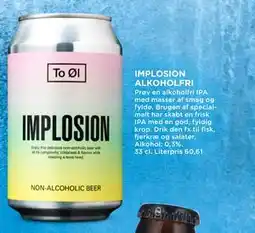 MENY IMPLOSION ALKOHOLFRI tilbud
