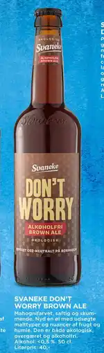 MENY SVANEKE DON’T WORRY BROWN ALE tilbud