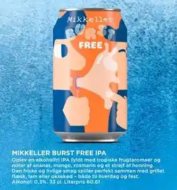 MENY MIKKELLER BURST FREE IPA tilbud