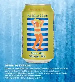 MENY DRINK IN THE SUN tilbud