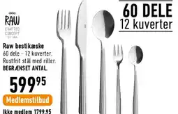 Imerco Raw bestiksæt, 60 dele tilbud