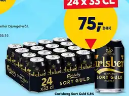 BorderShop Carlsberg Sort Guld 24 x 33 cl tilbud