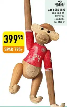 Imerco Kay Bojesen abe (Abe x DBU 2024) tilbud