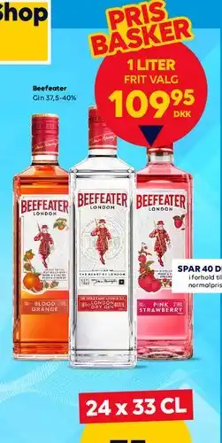 BorderShop Beefeater (gin) tilbud