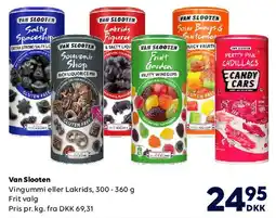 BorderShop Van Slooten vingummi eller lakrids tilbud