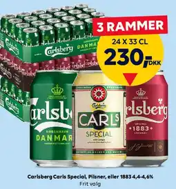 BorderShop Carlsberg (3 rammer, 24 x 33 cl) tilbud