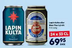 BorderShop Lapin Kulta / Tuborg 24 x 33 CL tilbud