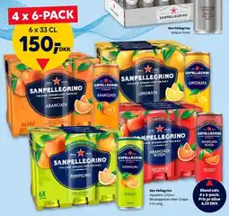BorderShop Sanpellegrino 4 x 6-pack (6 x 33 cl) tilbud