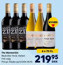 BorderShop The Wanted Zin (6 x 75 cl) tilbud