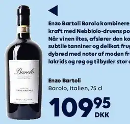 BorderShop Enzo Bartoli Barolo tilbud
