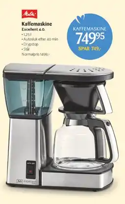 Kop & Kande Kaffemaskine Excellent 4.0 tilbud