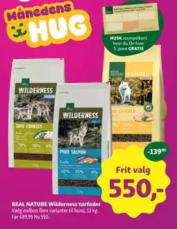 Maxi Zoo REAL NATURE Wilderness tørfoder tilbud