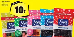 Calle Evers Sukkerfri 70 g tilbud