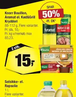 Calle Knorr Bouillon / Aromat / Kød & Grill Krydderi tilbud