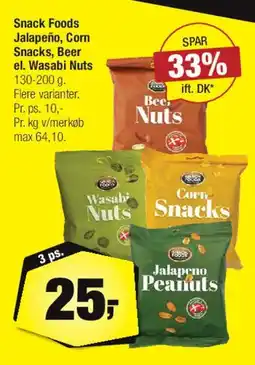Calle Snack foods (Jalapeño, Corn Snacks, Nuts) tilbud