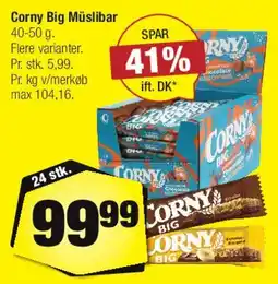 Calle Corny Big Müslibar (pakke) tilbud