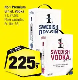 Calle No.1 Premium Gin el. Vodka (Bag-in-Box) tilbud