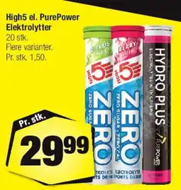 Calle High5 / PurePower elektrolytter tilbud