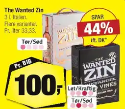 Calle The Wanted Zin (BIB) tilbud