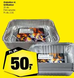 Calle Alubakker / Grillbakker tilbud