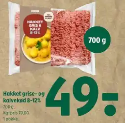 Coop 365 Hakket grise- og kalvekød 8-12% tilbud
