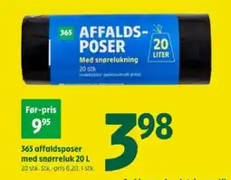 Coop 365 365 affaldsposer med snørreluk tilbud