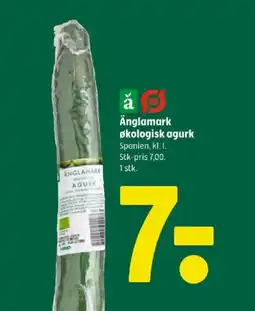 Coop 365 ÄNGLAMARK Økologisk agurk tilbud
