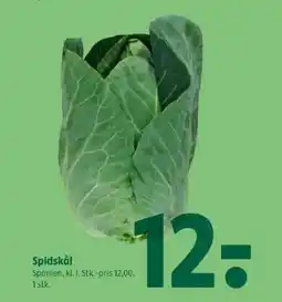 Coop 365 Spidskål tilbud