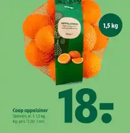 Coop 365 COOP Appelsiner tilbud