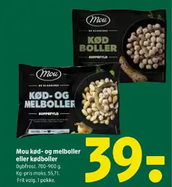 Coop 365 MOU Kød- og melboller eller kødboller tilbud