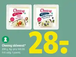 Coop 365 CHEASY Skiveost tilbud