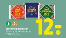 Coop 365 LEKSANDS Knækbrød tilbud