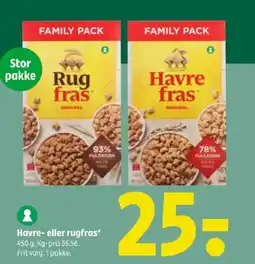 Coop 365 Havre- eller rugfras tilbud