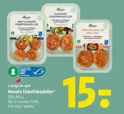 Coop 365 Havets fiskefrikadeller tilbud