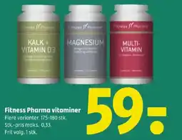 Coop 365 FITNESS PHARMA Vitaminer tilbud