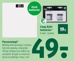 Coop 365 Personvægt tilbud