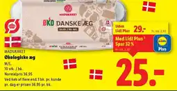 Lidl MADVÆRKET Økologiske æg tilbud