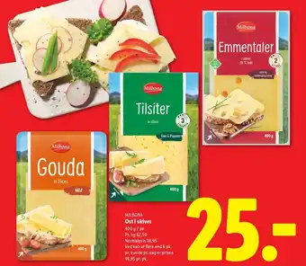 MILBONA Ost i skiver