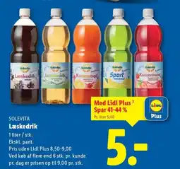 Lidl SOLEVITA Læskedrik tilbud