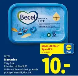 Lidl BECEL Margarine tilbud
