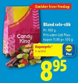 Lidl Bland selv-slik tilbud