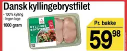 ABC Lavpris Dansk kyllingebrystfilet tilbud