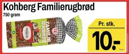 ABC Lavpris KOHBERG Familierugbrød tilbud