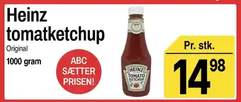 ABC Lavpris HEINZ Tomatketchup tilbud