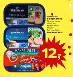 Kvickly Fiskemarked tilbud