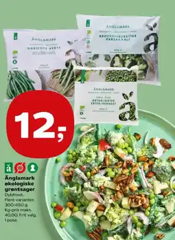 Kvickly Änglamark økologiske grøntsager tilbud